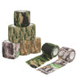 LOOGU Camo Tape Wrap for Gear - Self-Adhesive Non-Woven Fabric Stealth Tape with Stretch Bandage - Camo Wrap is Perfect for Camouflage Needs- 4 Rolls, 2/3in x 14.76ft