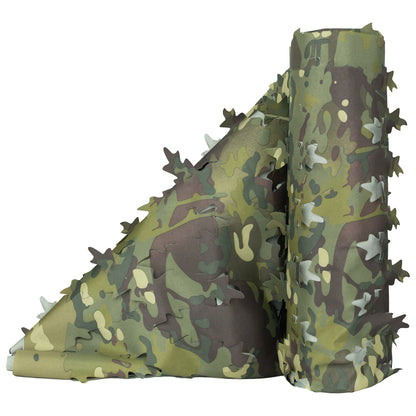 LOOGU Filet de camouflage en rouleau en vrac, filet de camouflage pour le tir tactique de paintball Airsoft, coupe de feuilles de chêne