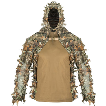 LOOGU Hunting Ghillie Suit Open Chest Style Super Tree Camo