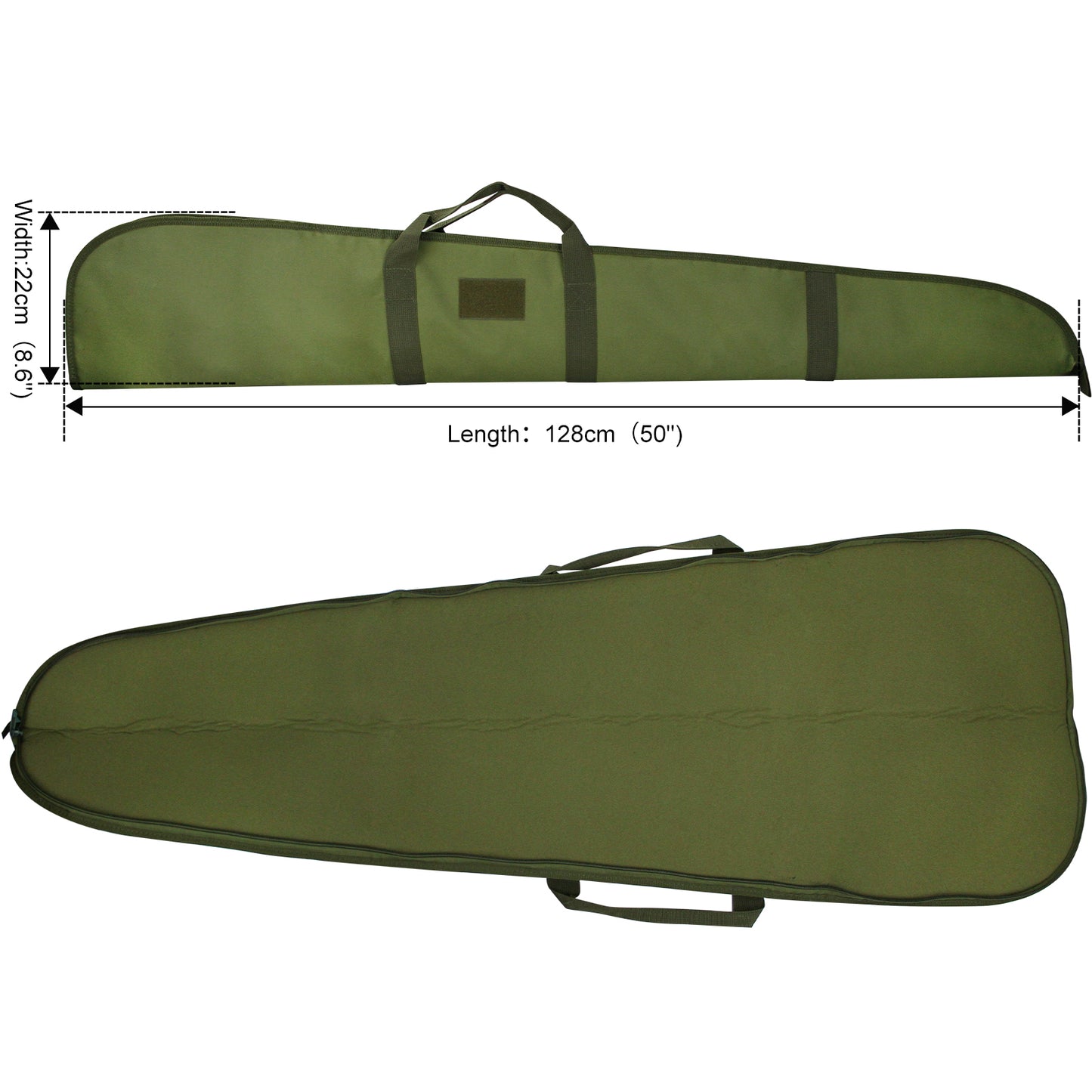 LOOGU Shotgun and Rifle Case 48" Long Soft Gun Bag Gun Carry Bag Tactical Accessory Bags With Padded Handle