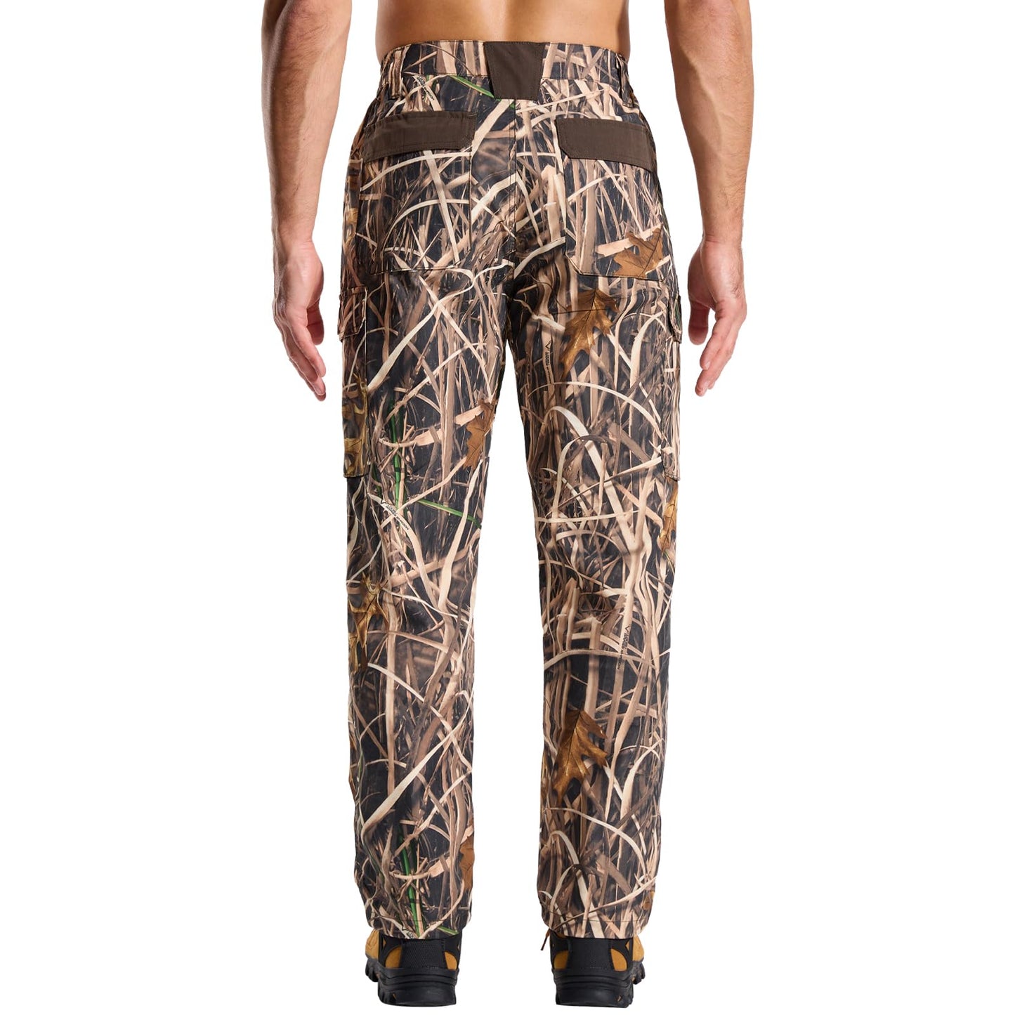 LOOGU Camo Hunting Pants 7 Pockets Grass Shadow H30