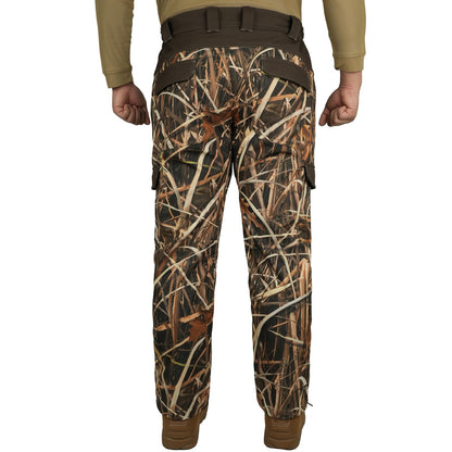 LOOGU Camo Hunting  Fleece Insulation Pants 6 pocket Grass Camo P20