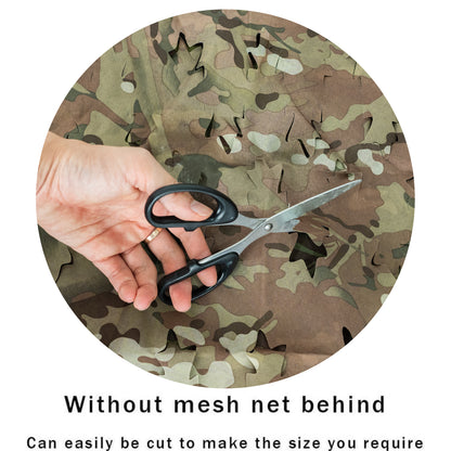 LOOGU Oak Leaves Cutting Tactical Camo Netting With Polyester DTY 190T