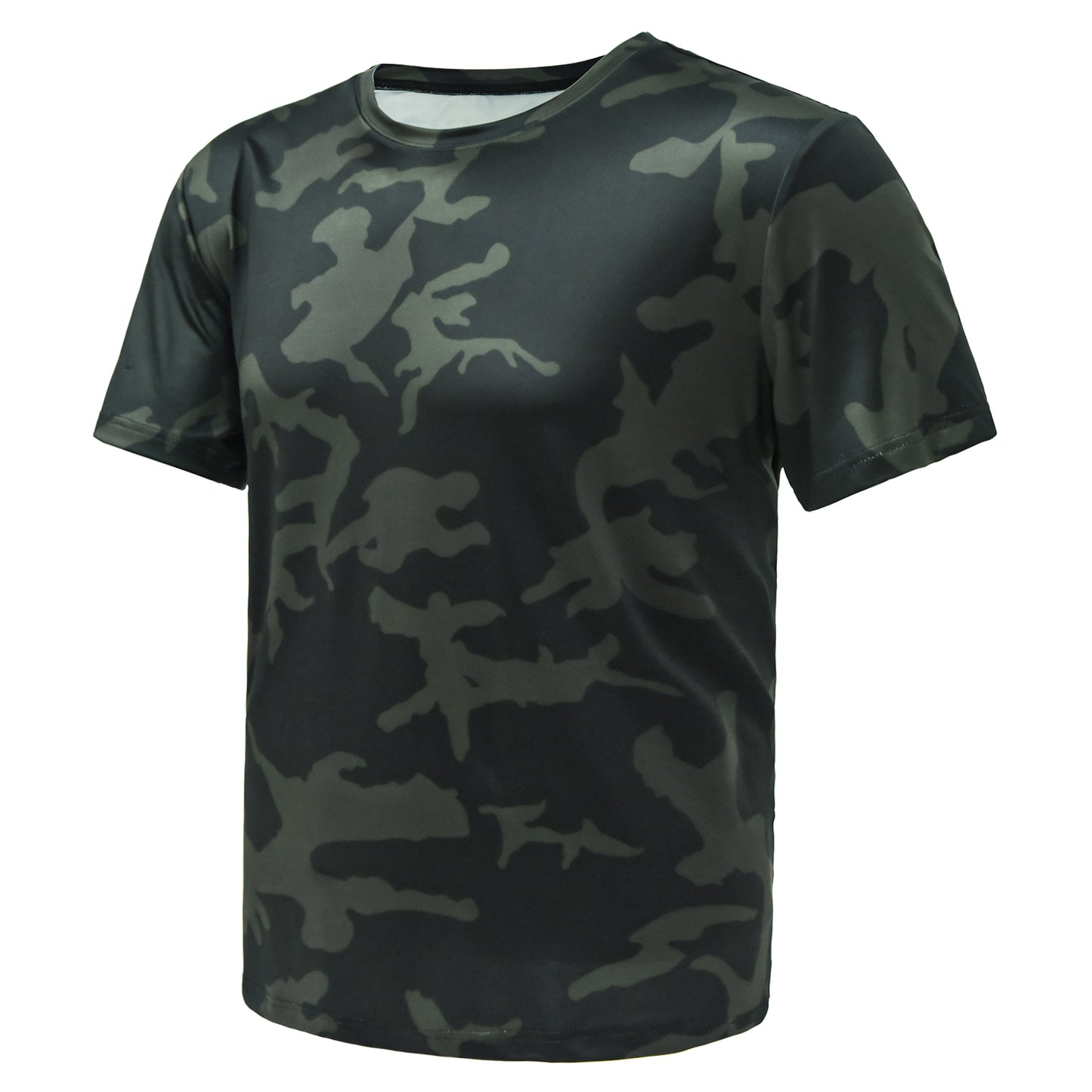 LOOGU Hunting Camo Short Sleeve  Us 4 Color Black T11