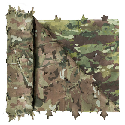 LOOGU Oak Leaves Cutting Tactical Camo Netting With Polyester DTY 190T