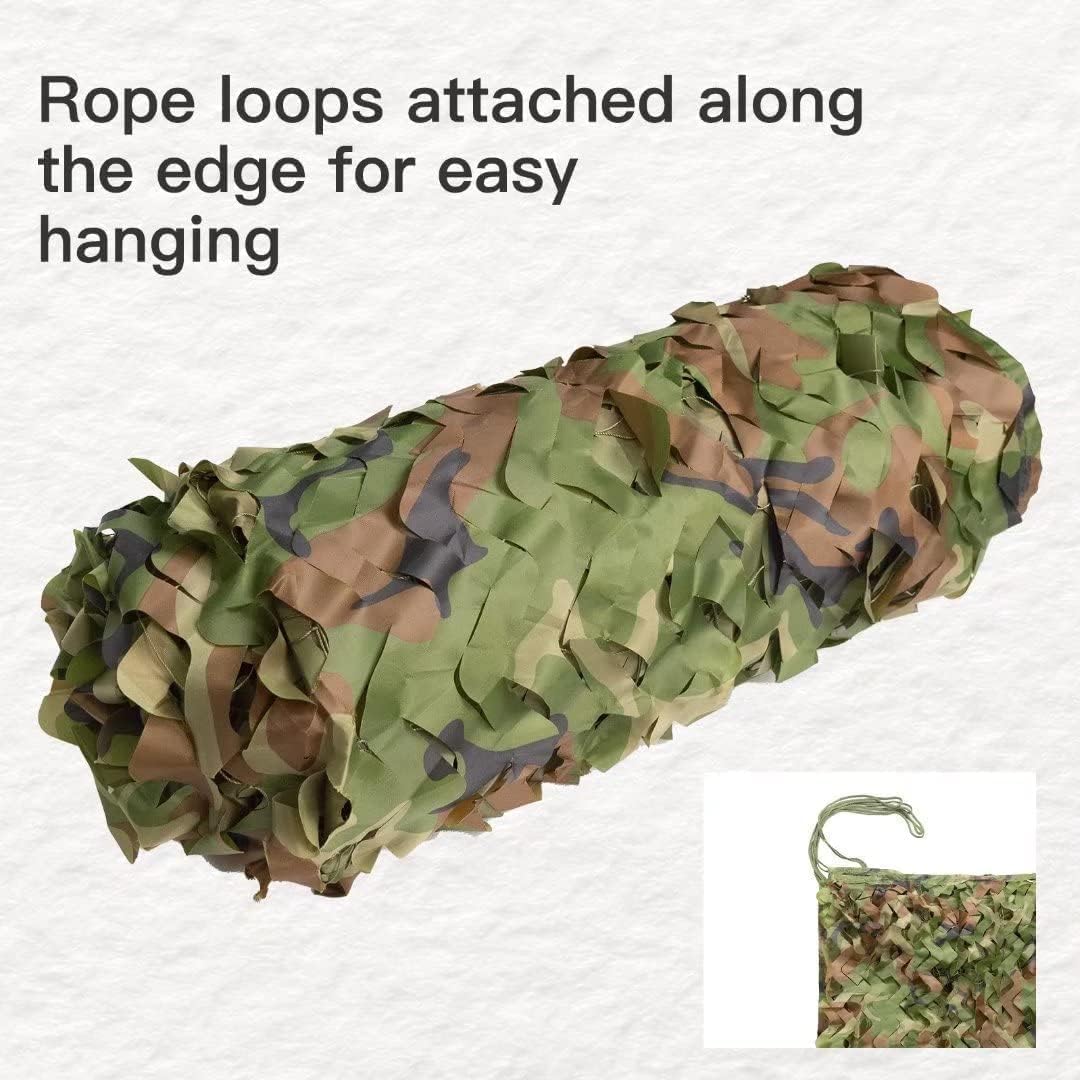 LOOGU Custom Woodland Camo Netting