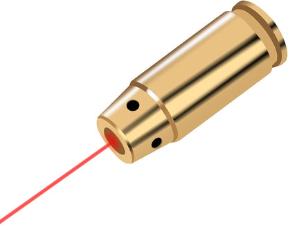 LOOGU Bore Sight 223 5.56mm/.243 .308/9mm Laser Sight Red Dot Boresighter with Batteries