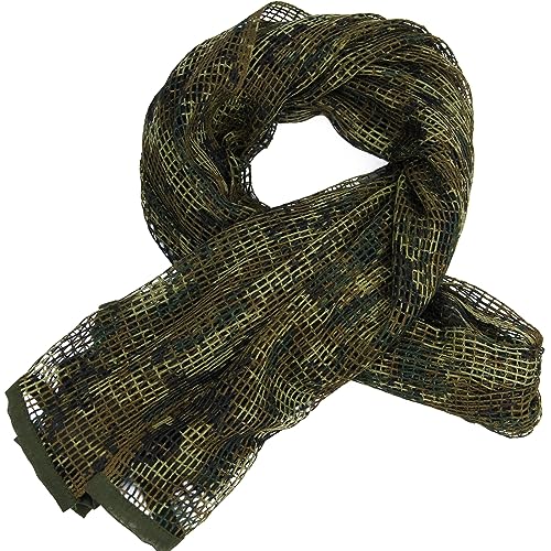 LOOGU Filet de Camouflage, Écharpe de Camouflage en Filet Tactique avec Impressions Double Face pour Wargame, Sports et Autres activités de Plein air