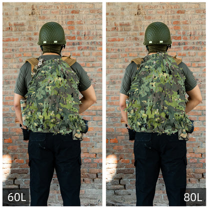 LOOGU Tactical Backpack Cover- Cp Woodland  Oak Leaf