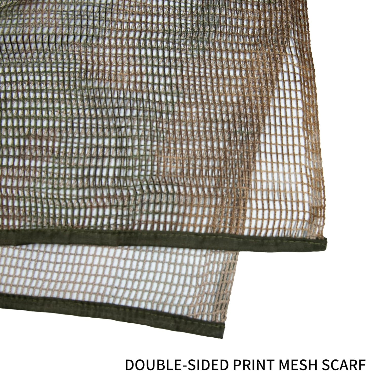 LOOGU Camouflage Netting, Tactical Mesh Net Camo Scarf for Wargame,Sports & Other Outdoor Activities