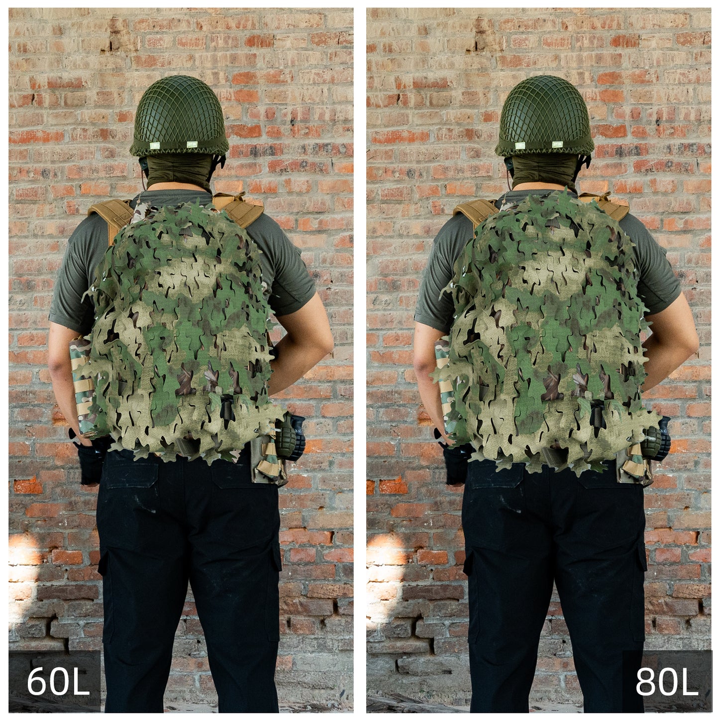 LOOGU Tactical Backpack Cover-AG Oak Leaf