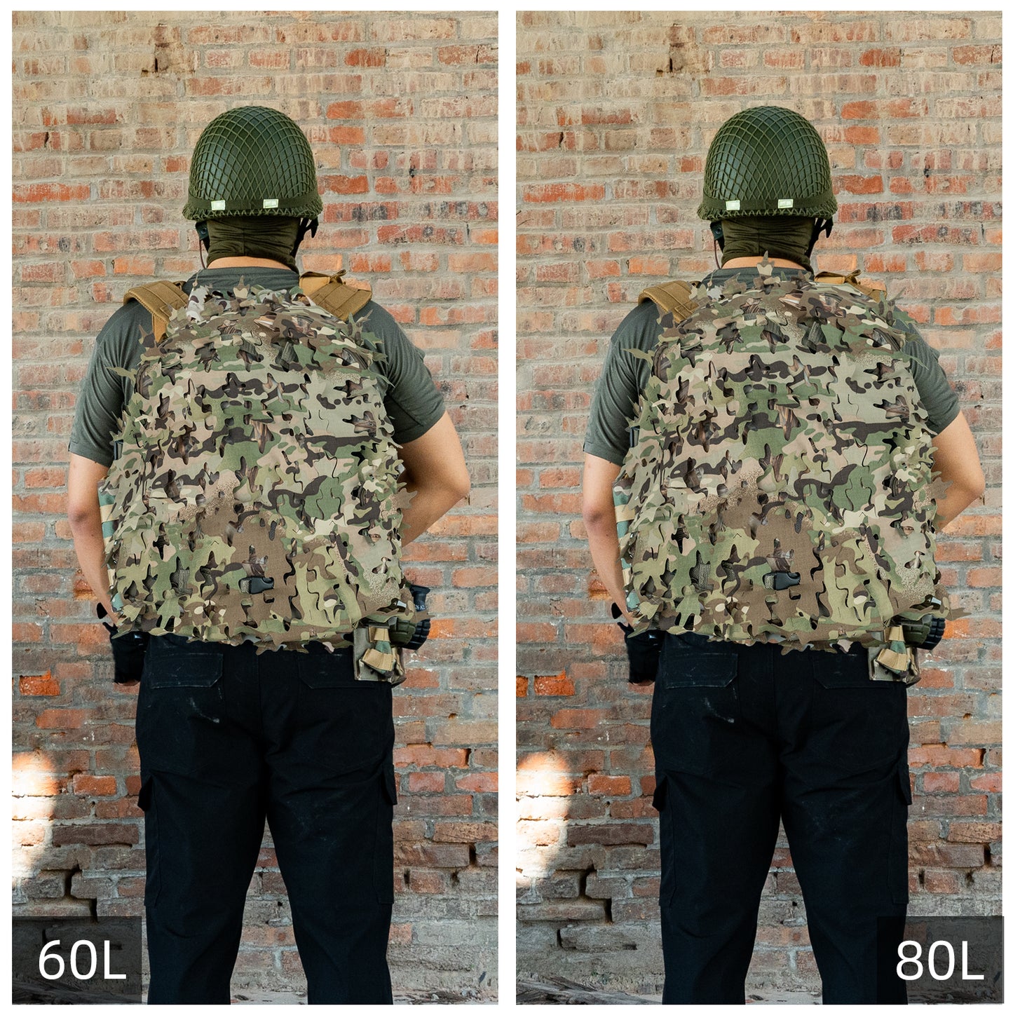 LOOGU Tactical Backpack Cover-CP Oak Leaf