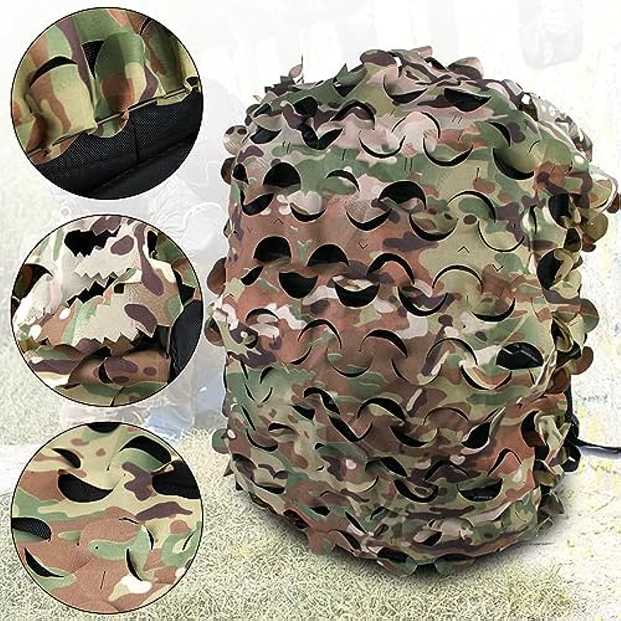 LOOGU Housse de sac à dos tactique en maille respirante, idéale pour le combat avec équipement militaire tactique (sac à dos non inclus) 