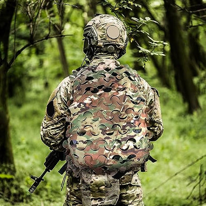 LOOGU Housse de sac à dos tactique en maille respirante, idéale pour le combat avec équipement militaire tactique (sac à dos non inclus) 