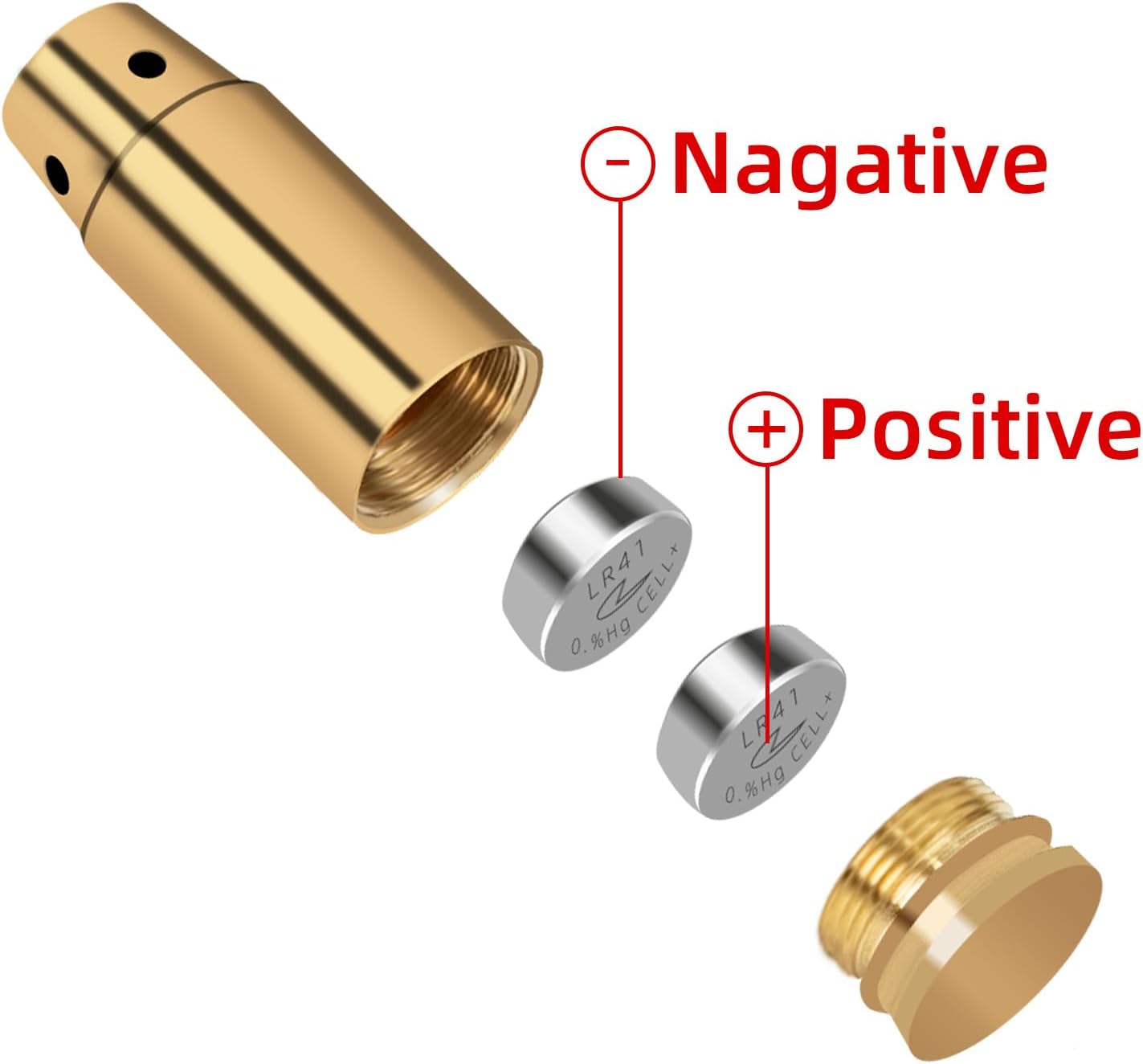 LOOGU Bore Sight 223 5.56mm/.243 .308/9mm Visée Laser Point Rouge Boresighter avec Piles 