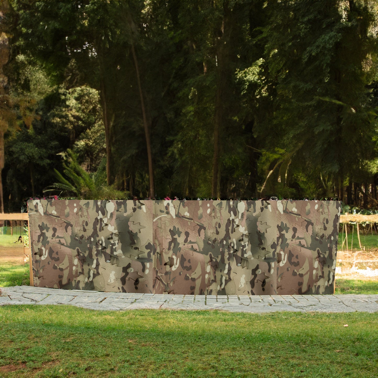 LOOGU Oak Leaves Cutting Tactical Camo Netting With Polyester DTY 190T