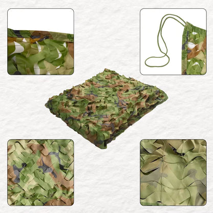 LOOGU Custom Woodland Camo Netting