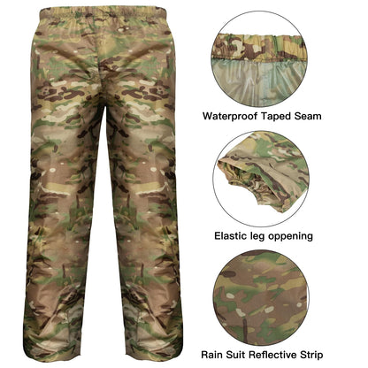 LOOGU Hunting Rain Suit PVC Unisex Super Tree Camo