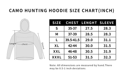 LOOGU Hunting Long Sleeve  Hoodie  Super Tree Camo