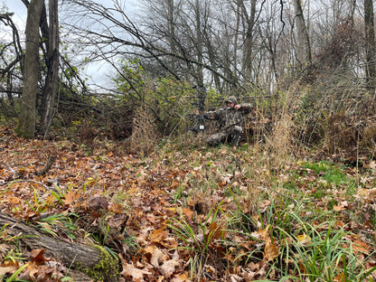 LOOGU Costume Ghillie de Chasse, Costume de Camouflage à Feuilles 3D Accessoires Militaires et de Tir Vêtements Tactiques pour Airsoft, Photographie de la Faune Halloween