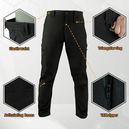 LOOGU Camo Hunting  Fleece Insulation Pants 5 pocket