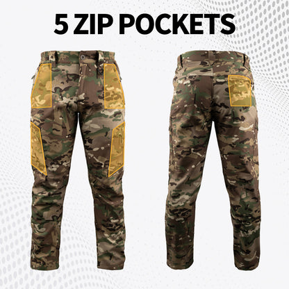 LOOGU Camo Hunting  Fleece Insulation Pants 5 pocket