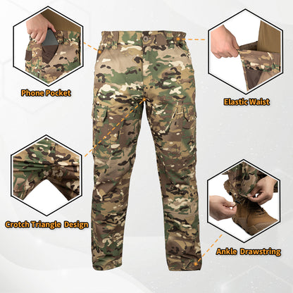 LOOGU Camo Hunting Pants 6 Pockets CP