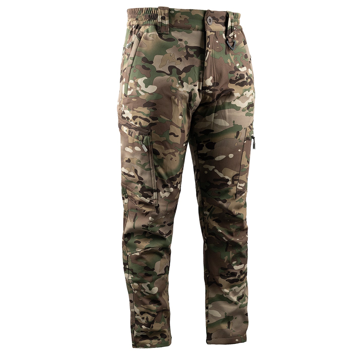 LOOGU Camo Hunting  Fleece Insulation Pants 5 pocket