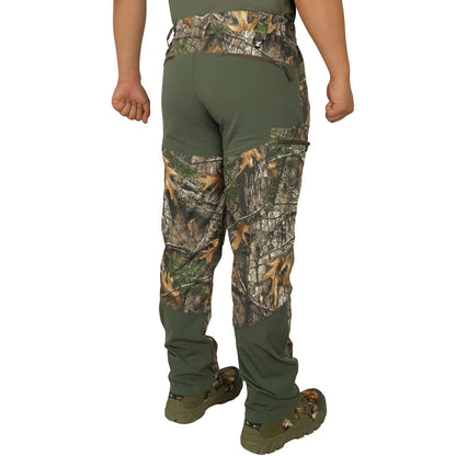 LOOGU Camo Hunting Pants 7 Pockets Super tree Contrast