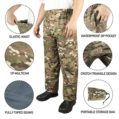 LOOGU Camo Rain Pants CP