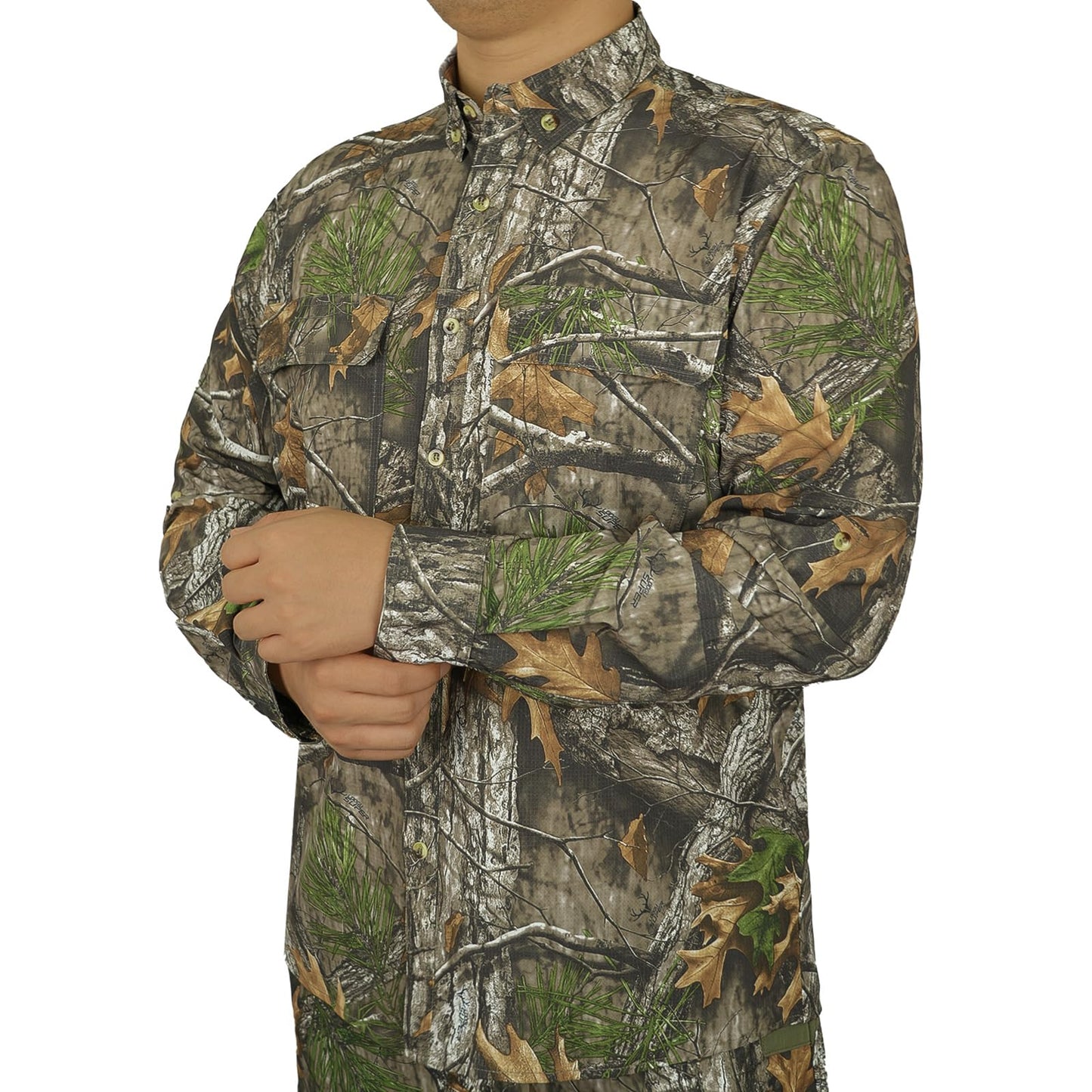 LOOGU Camo fishing shirt SUPER TREE