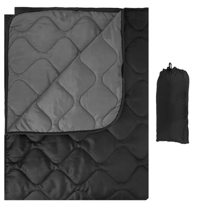 LOOGU Camping Blanket - Black+Grey