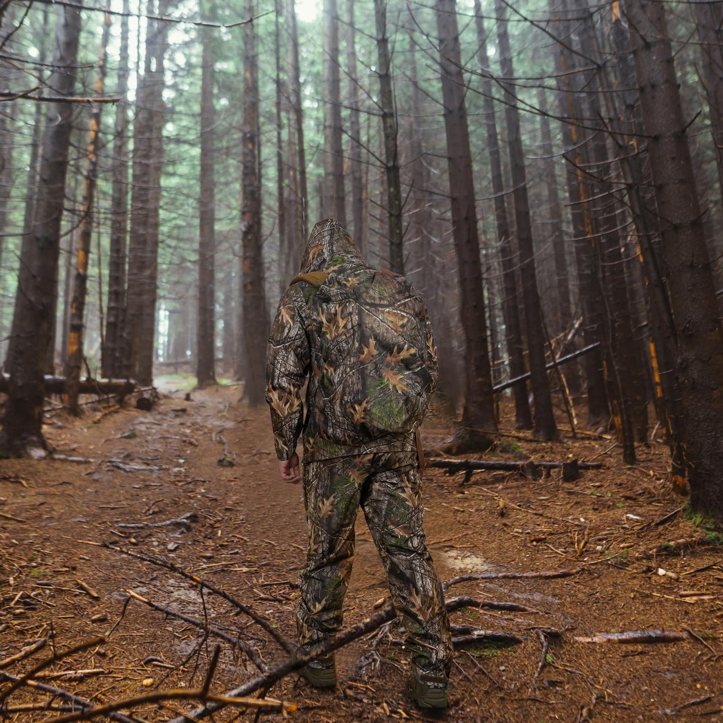 LOOGU camo rainsuit TPU-Super Tree