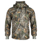 LOOGU Hunting Drawstring Zipper Hoodie  Super tree Camo