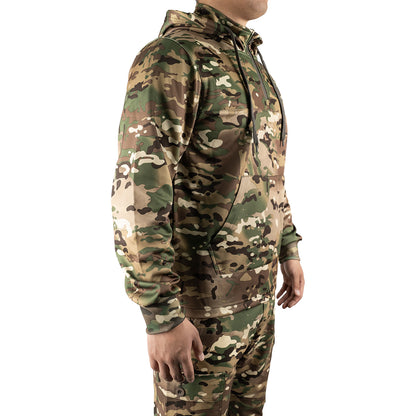 LOOGU Fleece Lining CP Tactical Hoodie for fall and winter-LGCP1003