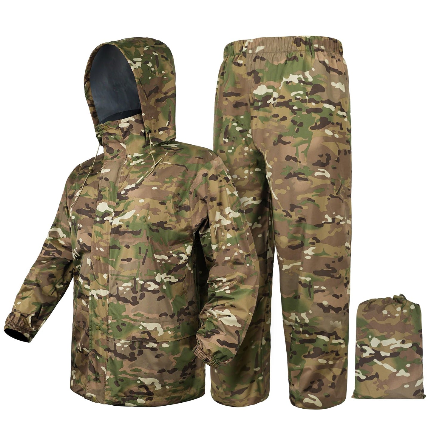 LOOGU camo rainsuit TPU-CP