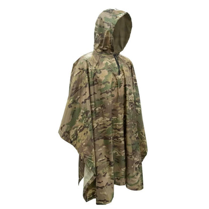 LOOGU Multi Functional Rain poncho PVC Coating Unisex Super Tree Camo