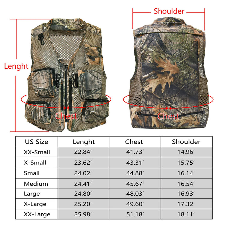 LOOGU Outdoor Fly Fishing Vest with Multi-Pockets