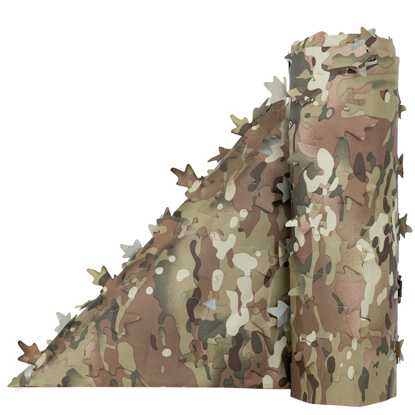 LOOGU Filet de camouflage en rouleau en vrac, filet de camouflage pour le tir tactique de paintball Airsoft, coupe de feuilles de chêne