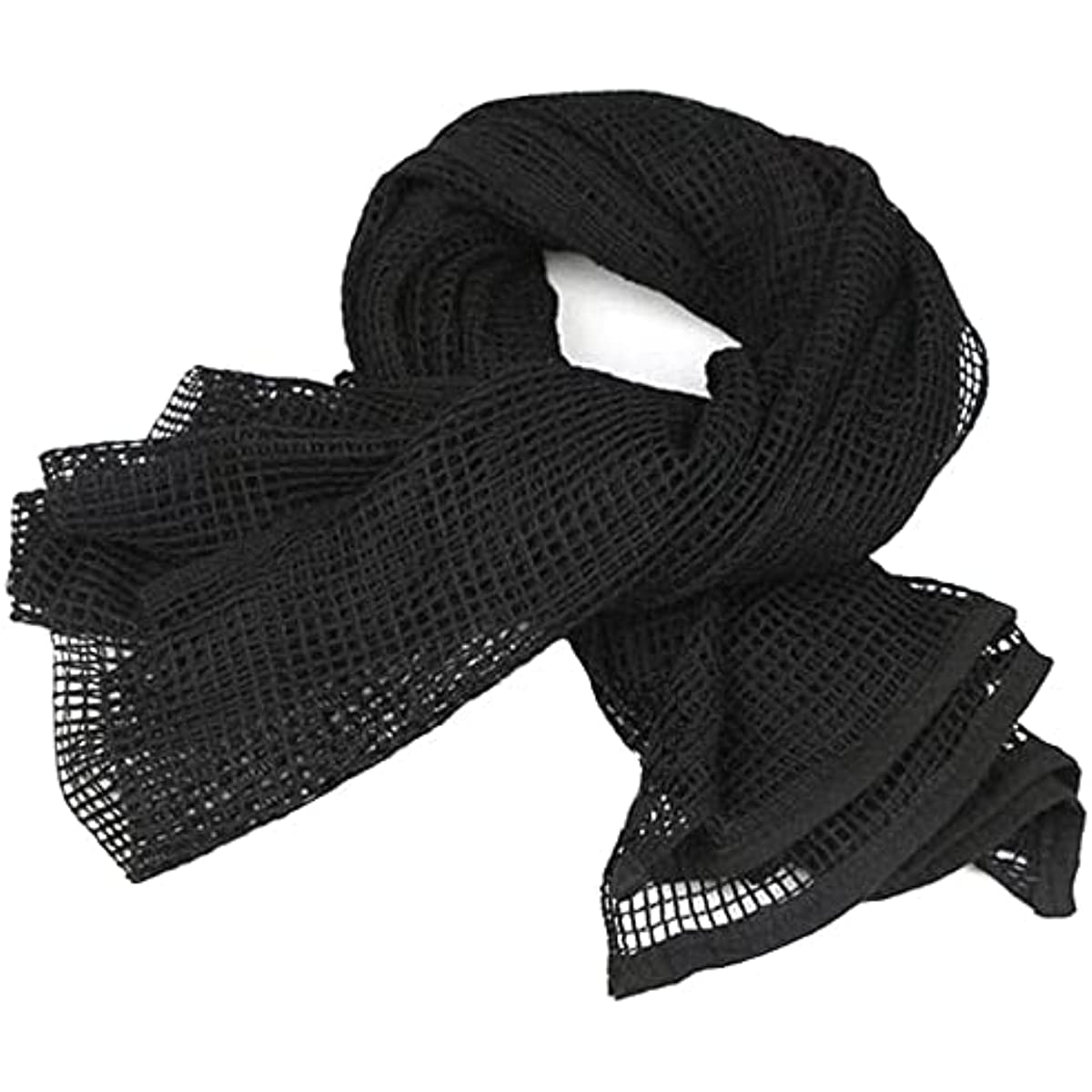 LOOGU Camouflage Netting, Tactical Mesh Net Camo Scarf for Wargame,Sports & Other Outdoor Activities