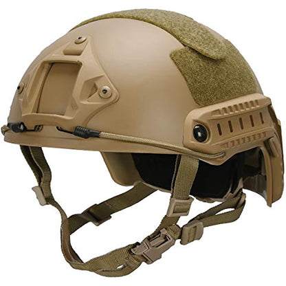 LOOGU Fast MH Base Jump Military Helmet with 12-in-1 Headwear