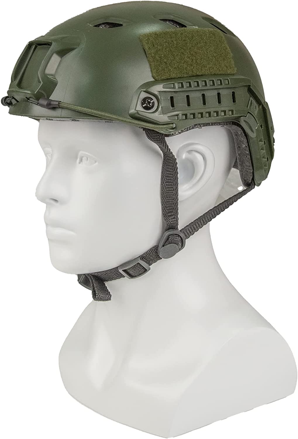 LOOGU Airsoft Helmet, Fast BJ Type Bump Tactical Combat Protective Gear for Outdoor Activities with 12-in-1 Face Mask