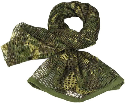 LOOGU Filet de Camouflage, écharpe de Camouflage en Filet Tactique pour Wargame, Sports et Autres activités de Plein air