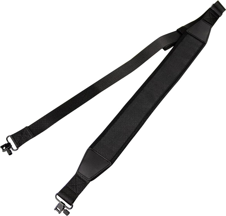 LOOGU Rifle Sling with Swivel, Two Points Gun Sling with Length Adjuster, Durable Shoulder Padded Strap for Outdoors