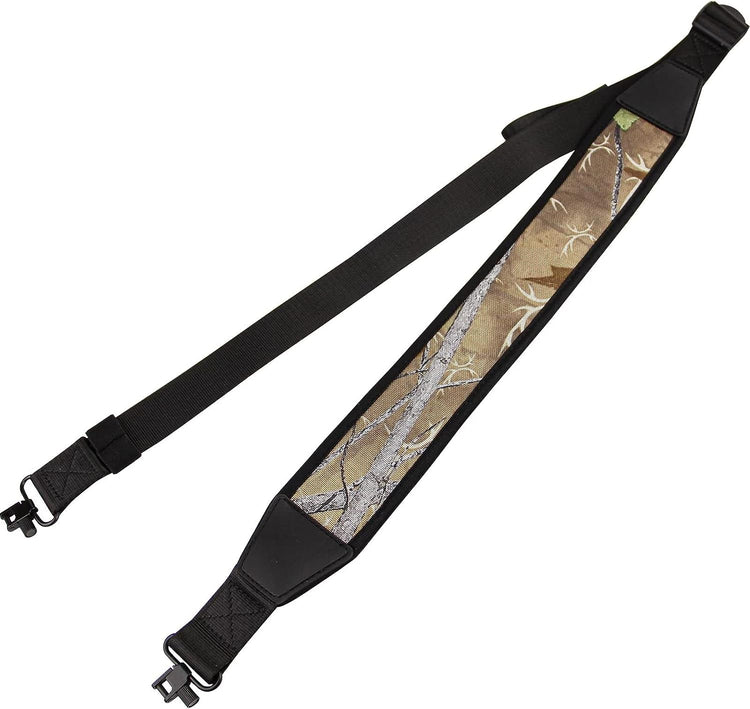 LOOGU Rifle Sling with Swivel, Two Points Gun Sling with Length Adjuster, Durable Shoulder Padded Strap for Outdoors