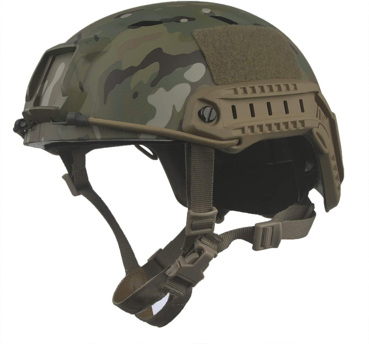 LOOGU Casque militaire Fast BJ Base Jump avec couvre-chef 12 en 1