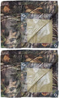 LOOGU Bâche imperméable robuste, couverture en poly multi-usage camouflage arbre bionique