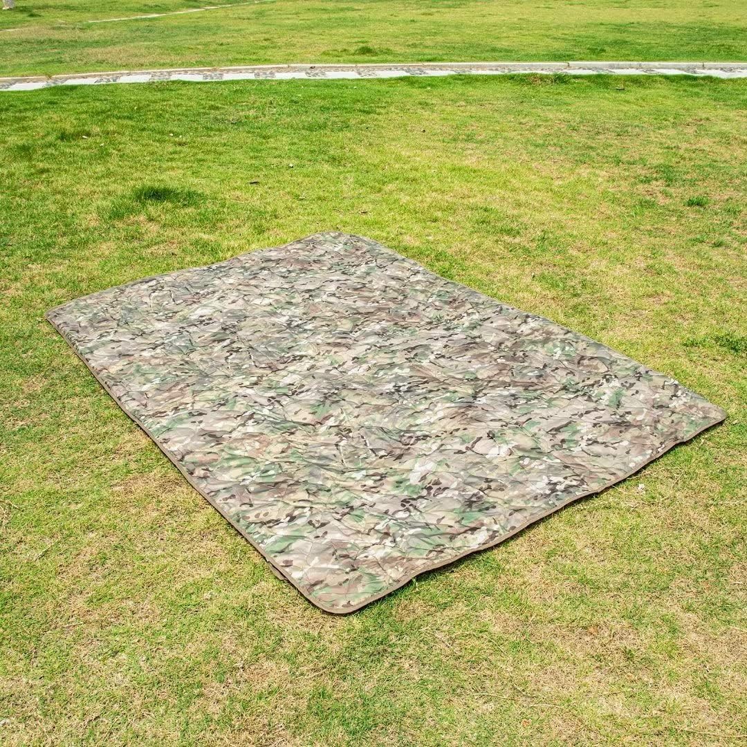 LOOGU – couverture camouflage Woobie imperméable, doublure de poncho pour le camping en plein air, la randonnée, la chasse, la survie, la randonnée, le pique-nique 