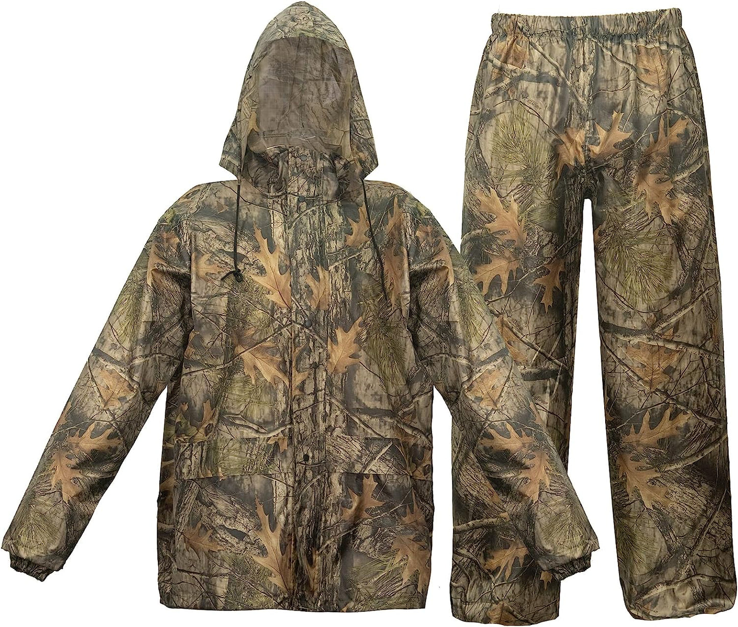 LOOGU Hunting Rain Suit PVC Unisex Super Tree Camo