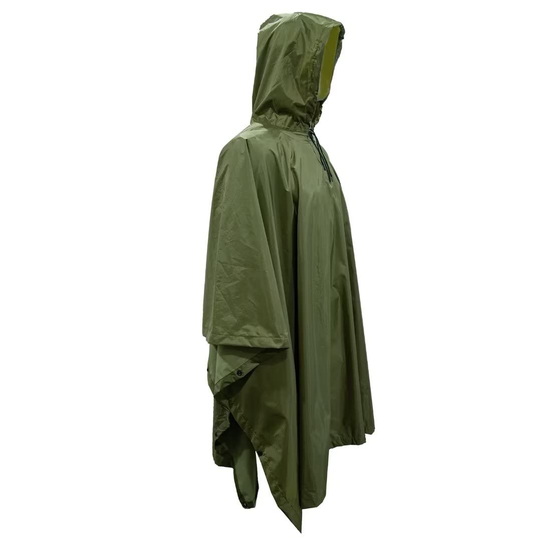 LOOGU Multi Functional Rain poncho PVC Coating Unisex Super Tree Camo